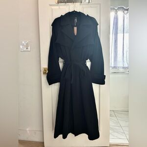 SKIMS Boyfriend Fleece Oversized Trench Coat in Small